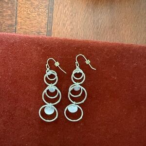 Lia Sophia Silver Hoop Earrings